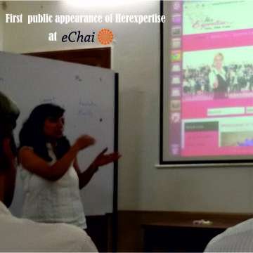 Presentation of Herexpertise at eChai